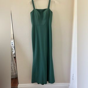 Azazie forest green bridesmaid dress // only worn once